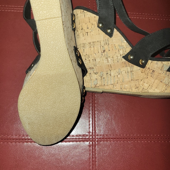 JustFab Zea Black shoes size 10 - Picture 3 of 3